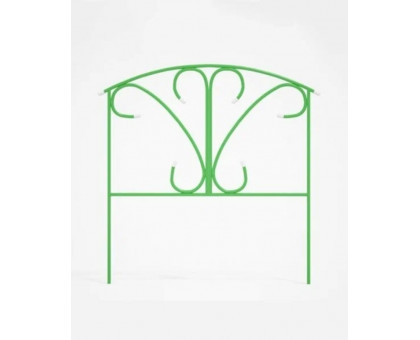 Заборчик садовый металлический Романтик, декоративный для сада