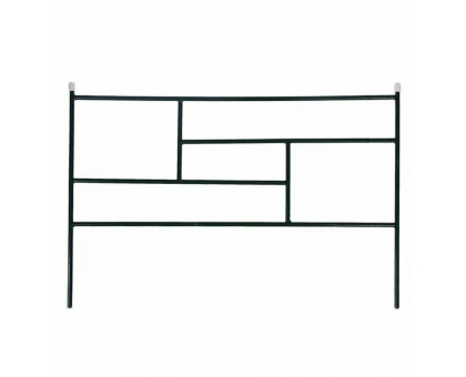 Заборчик садовый металлический Плитка, декоративный для сада