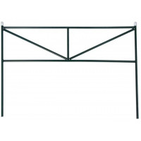 Заборчик садовый металлический Треугольник, декоративный для сада