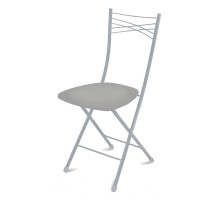 Стул складной НИКА 1 Светло-серый/матовый серый ССН1/12
