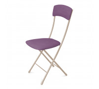 Стул складной НИКА 2 Морозный сливовый/бежевый металлик (ССН2/9)