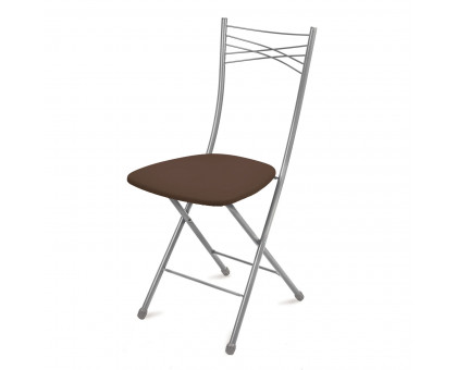 Стул складной НИКА 1 Коричневый/серый (ССН1/3)