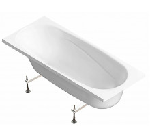 Ванна акриловая прямоугольная 160х70х57 с опорными ножками