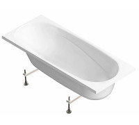 Ванна акриловая прямоугольная 170х70х57 с опорными ножками