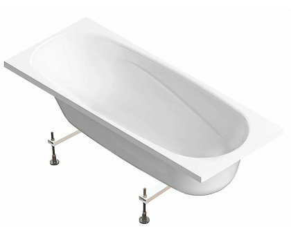 Ванна акриловая прямоугольная 170х70х57 с опорными ножками