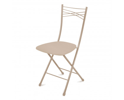 Стул складной НИКА 1 Слоновая кость/бежевый металлик (ССН1/11)