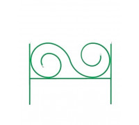 Заборчик садовый металлический Мелодия, декоративный для сада