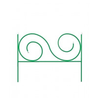 Заборчик садовый металлический Мелодия, декоративный для сада