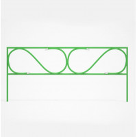 Заборчик садовый металлический Узкий мини, декоративный для сада