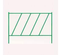 Заборчик садовый металлический Лесенка, декоративный для сада