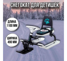 Снегокат детский Тимка спорт 4-1ТС4-1 со спинкой/БЛ с болонкой 1