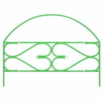 Заборчик садовый металлический Дачный плюс, декоративный для сада