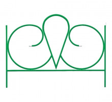 Заборчик садовый металлический Волна, декоративный для сада