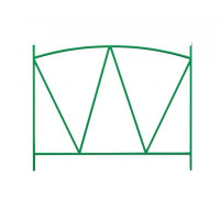 Заборчик садовый металлический Арена, декоративный для сада