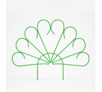 Заборчик садовый металлический Павлин, декоративный для сада